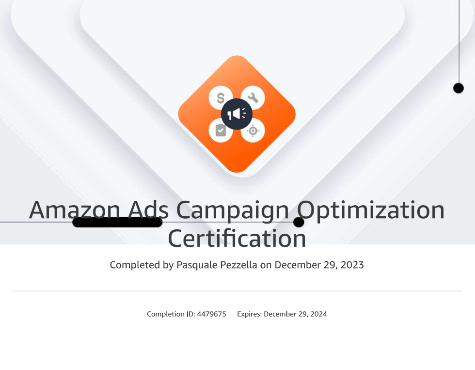 Amazon Campaign Optimization Certification
