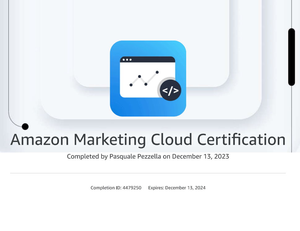 Amazon Marketing Cloud Certification